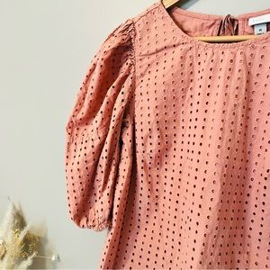 Eyelet top